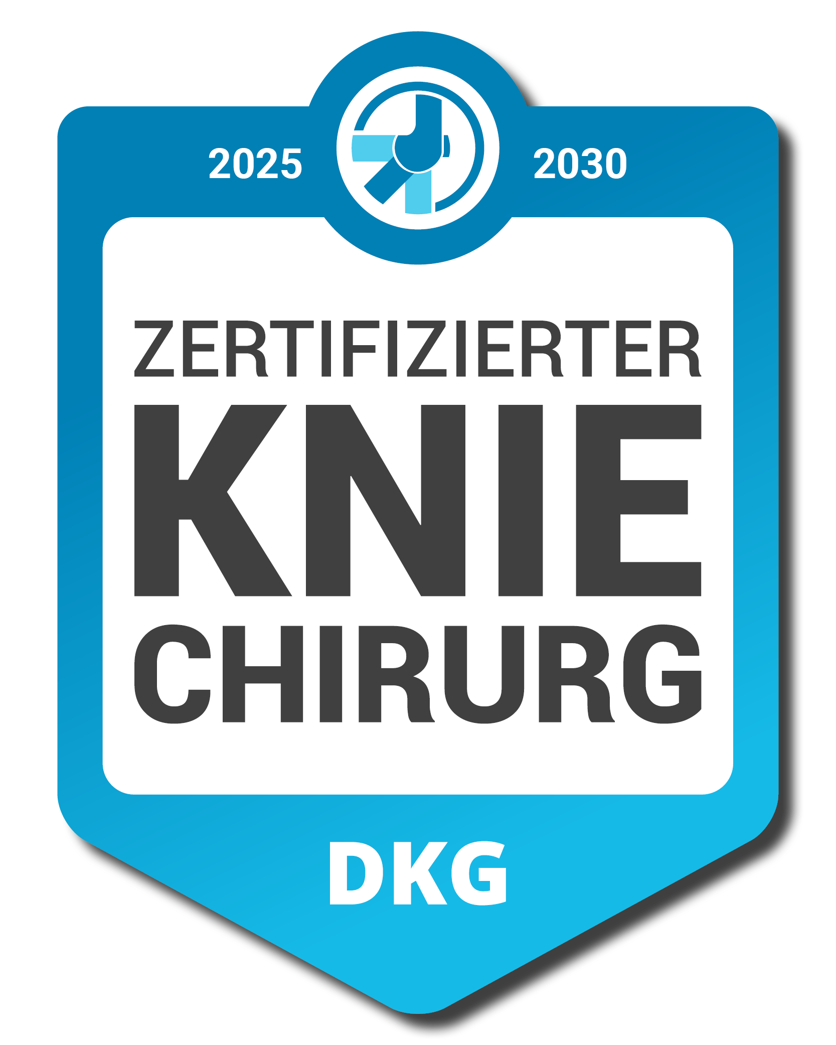 DKG – Zertifizierter Kniechirurg 2025–2030